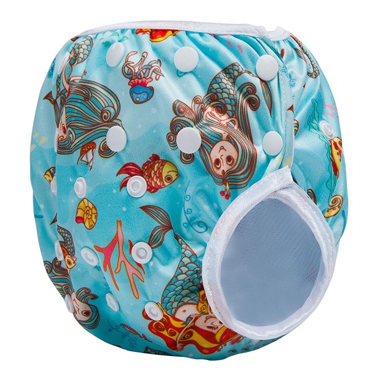 Prevent Defecation Printing Swimming Diaper